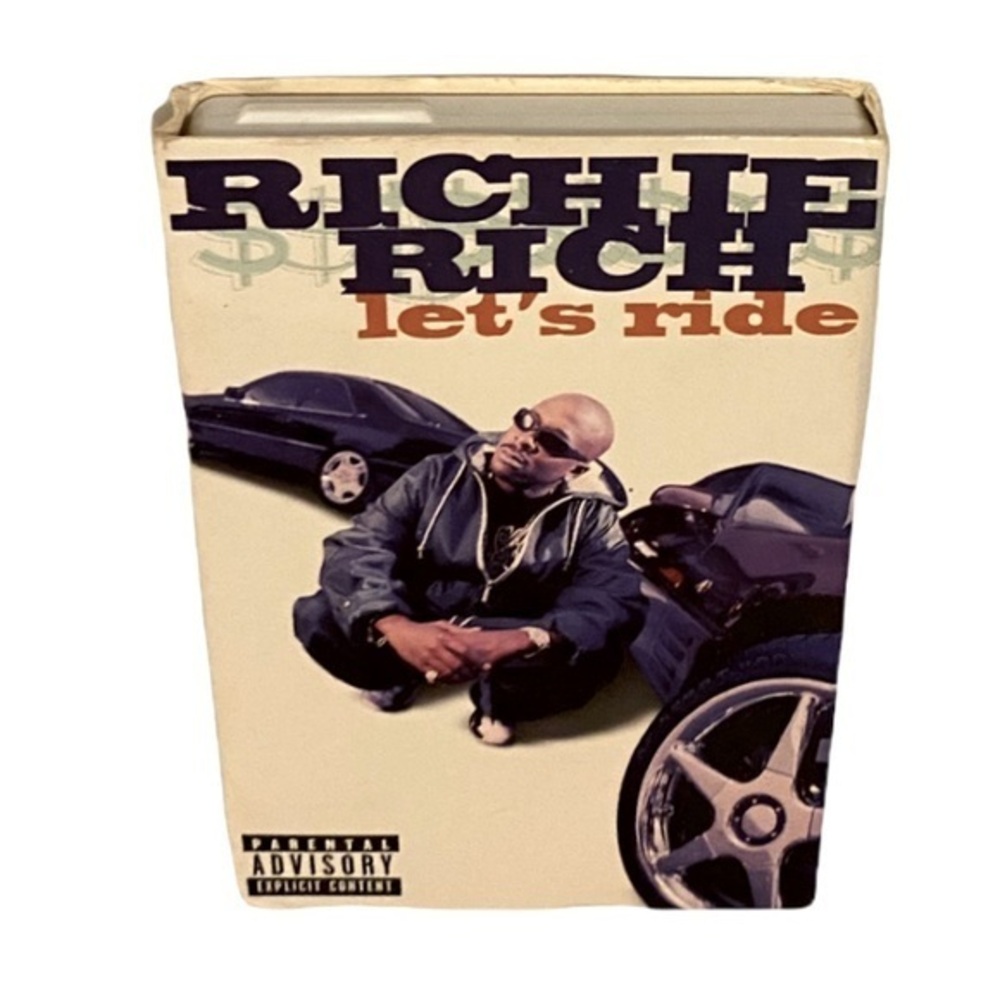 1996 Bay Area Rap Richie Rich Let’s Ride Cassette Tape Single.